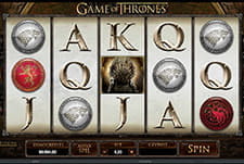 Spil p? slot over tidens st?rste seriehit Game of Thrones hos Unibet