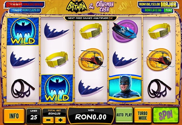 Batman and Catwoman cash slot 