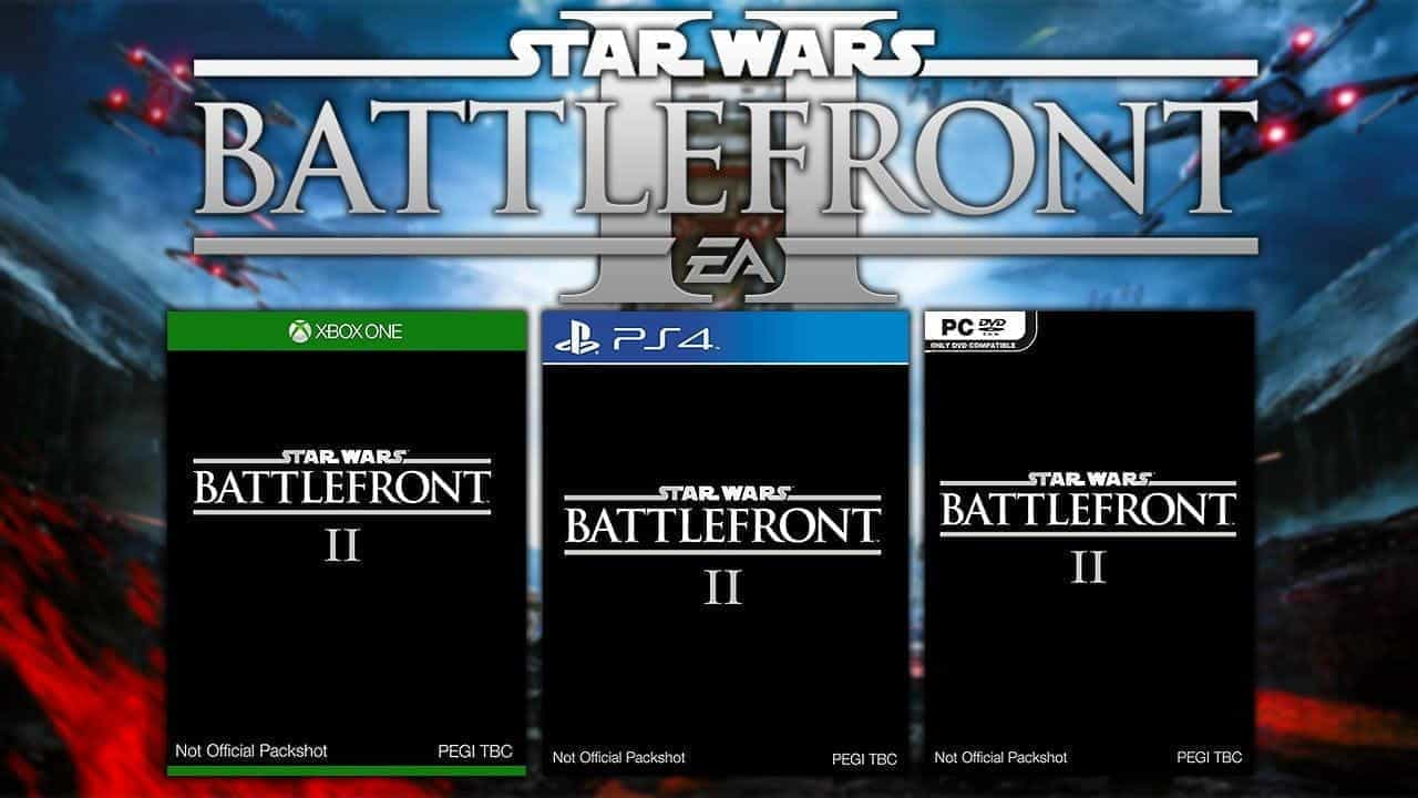 Star Wars Battlefront II box art by Electronic Arts