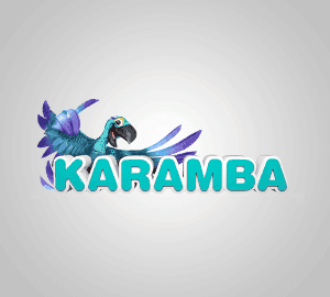 The Karamba Casino logo with the parrot mascot.