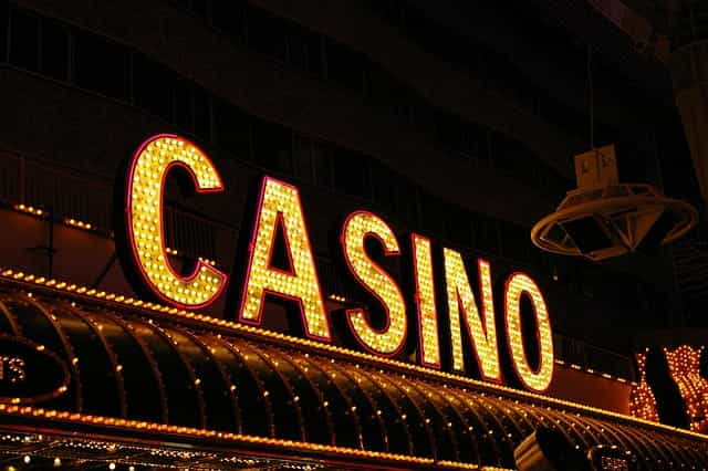 Casino neon lights.